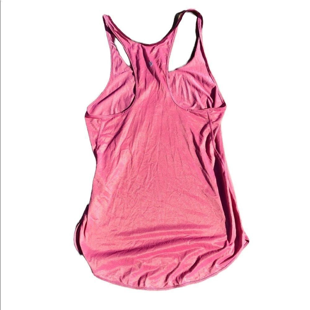 LULULEMON Cool Pink Racerback Tank Top Size 6 - Picture 2 of 4